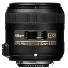 Nikon AF-S DX Micro NIKKOR 40mm f/2.8G Nikon AF-S DX Micro NIKKOR 40mm f/2.8G