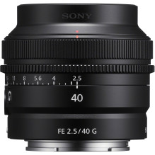 Sony FE 40mm F2.5 G (Black), (SEL40F25G)