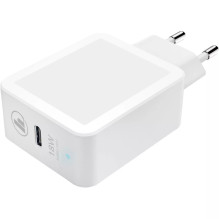Hama Fast Charger Qualcomm 3.0 / 2.0 (White) 18W Hama Fast Charger Qualcomm 3.0 / 2.0 (White) 18W