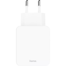 Hama Fast Charger Qualcomm 3.0 / 2.0 (White) 18W Hama Fast Charger Qualcomm 3.0 / 2.0 (White) 18W