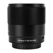 Yongnuo YN 16 mm f / 1.8 DA DSM objektyvas, skirtas Sony E