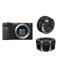 Sony A6600 + 16-50mm (Black), (ILCE-6600 / B), (α6600), (Alpha 6600), (SELP1650)