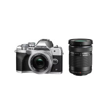Olympus OM-D E-M10 Mark IV + ED 14-42mm EZ PANCAKE + ED 40-150mm F4-5.6 R (Silver)