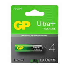GP LR6 AA Ultra+ (G-TECH) baterijos 4 vnt. GP LR6 AA Ultra+ (G-TECH) baterijos 4 vnt.
