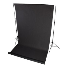 Photo backdrop Polypropylene 1.6x5m (Black) Photo backdrop Polypropylene 1.6x5m (Black)