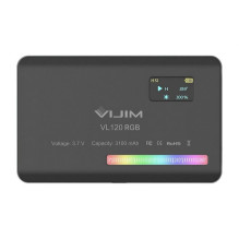 LED Šviestuvas Ulanzi VL120 RGB, WB (2500 K - 9000 K) LED Šviestuvas Ulanzi VL120 RGB, WB (2500 K - 9000 K)