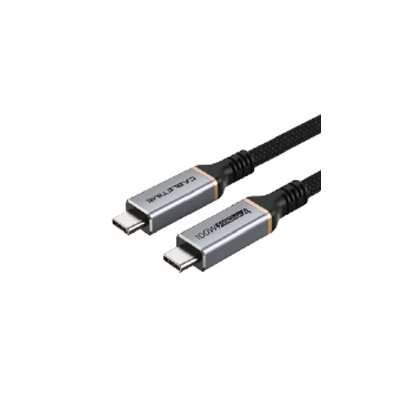 Premium kabelis USB4, USB-C - USB-C, 40Gbps, 100W, 20V / 5A, 8K / 60HZ, 1m