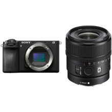 Sony A6700 + 15mm F1.4 (Black), (ILCE-6700B), (Alpha 6700), (SEL15F14G)