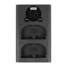 Newell DL-USB-C Dual Channel Charger and Two LP-E6N Rechargeable Batteries Kit for Canon Newell DL-USB-C Dual Channel Charger and Two LP-E6N Rechargeable Batteries Kit for Canon