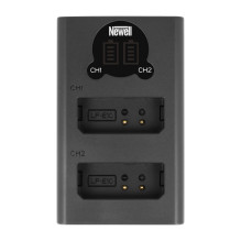 Newell DL-USB-C dviejų kanalų įkroviklis, skirtas LP-E10 Newell DL-USB-C dviejų kanalų įkroviklis, skirtas LP-E10