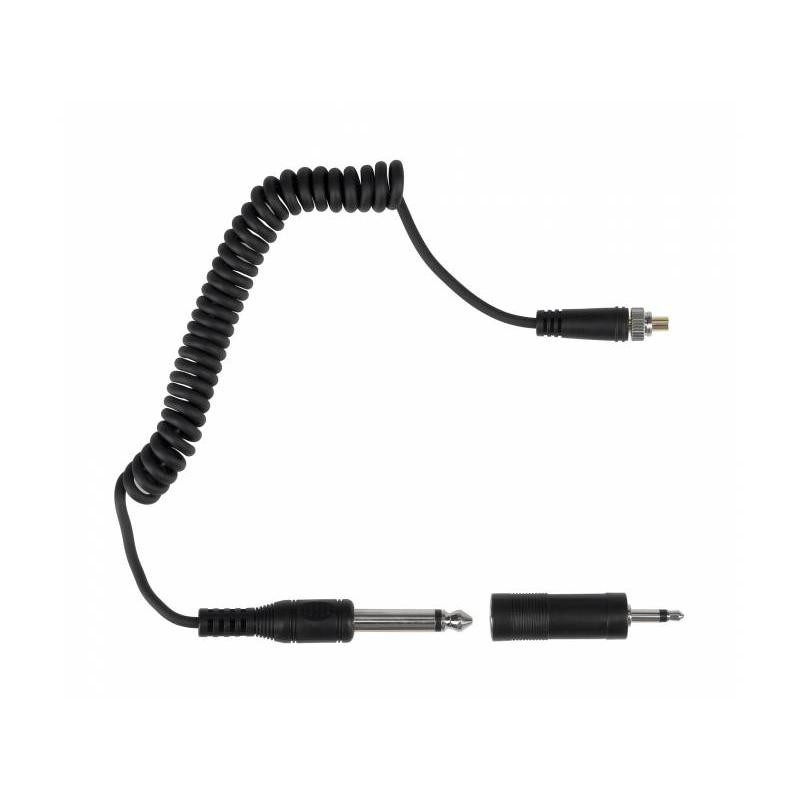Kabelis Yongnuo LS-PC635 PC su mini lizdo adapteriu