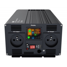 Newell įtampos keitiklis su gryna sinusine banga - 12 V / 230 V, 2000 W Newell įtampos keitiklis su gryna sinusine banga - 12 V / 230 V, 2000 W