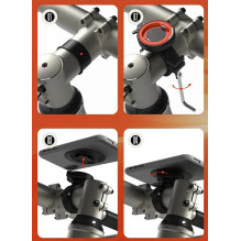 Phone holder for bicycle, e-scooter, motorcycle, 22.2-35 mm