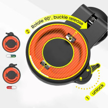 Phone holder for scooter, motorcycle, 10-16mm Phone holder for scooter, motorcycle, 10-16mm