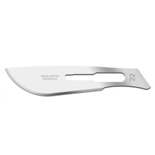 Swann-Morton CARBON STEEL Surgical Knives (Scalpels) No.22- 100pcs / 1box Swann-Morton CARBON STEEL Surgical Knives (Scalpels) No.22- 100pcs / 1box