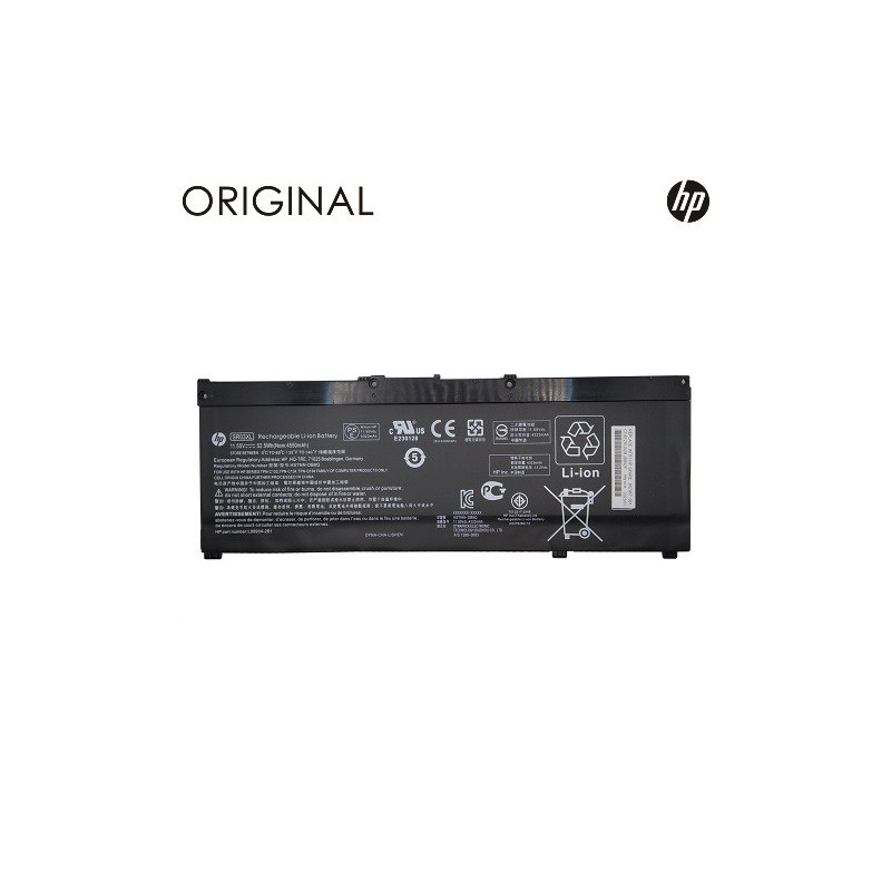 Kompiuterio Baterija HP SR03XL, 4550mAh, Originali