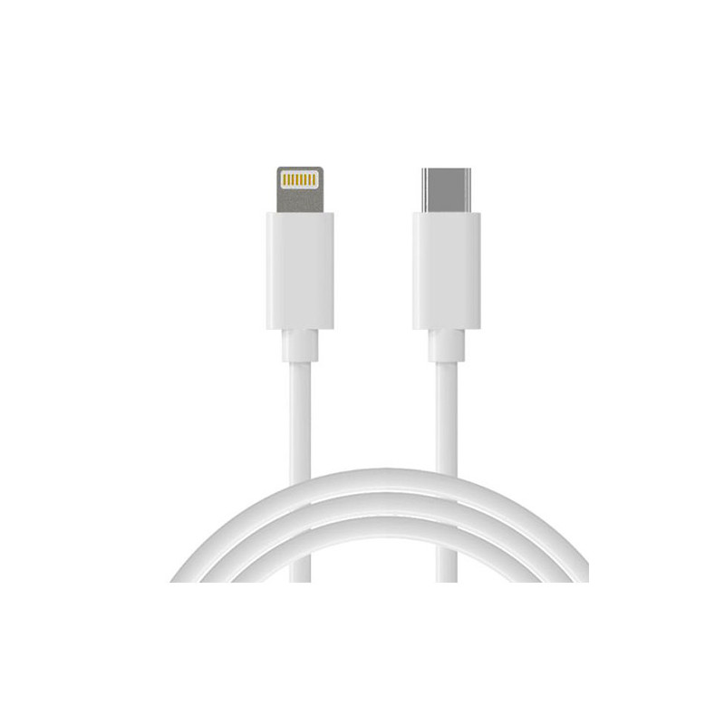 Kabelis USB Type C - Lightning, PD, 18W, 1m