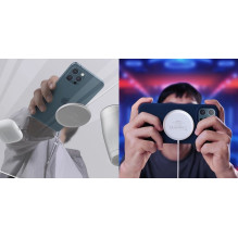 Belaidis įkroviklis CHOETECH, 15W, magnetinis, baltas