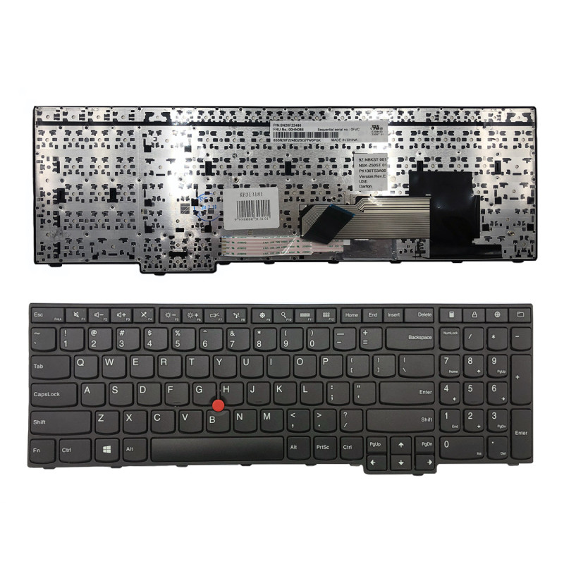 Keyboard Lenovo: ThinkPad E550 E555 with frame and control point