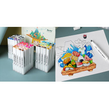 Double-sided markers ARRTX Alp (90 colors)