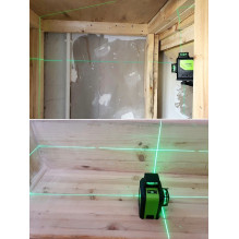 Laser level 3D, up to 30m, green beam Laser level 3D, up to 30m, green beam