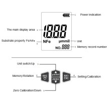 Digital coating thickness gauge