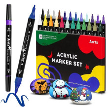 Acrylic markers - felt-tip pens ARRTX (24 colors)