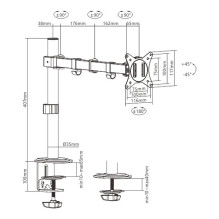 17"-32" monitoriaus laikiklis 17"-32" monitoriaus laikiklis