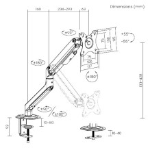17'-32' monitor spring mount 17'-32' monitor spring mount
