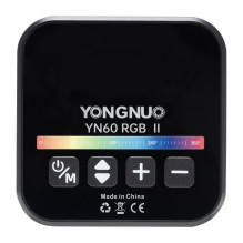 LED Šviestuvas Yongnuo YN60 RGB II WB (2500 K - 9900 K) (Juodas) LED Šviestuvas Yongnuo YN60 RGB II WB (2500 K - 9900 K) (Juodas)