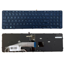 Klaviatūra HP: Probook 650 G2 / G3, 655 G2 / G3 su pašvietimu