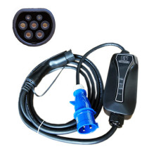 Portable electric vehicle charger Type 2 - CEE, 6-32A, 7.2kW, 1-phase, 5m