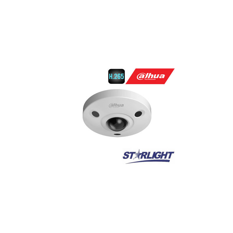 FishEye 360° 4K IP camera 12MP(4000x3000) STARLIGHT STARVIS sensor. 25fps, H.265, IR, IP67, IK10, PoE