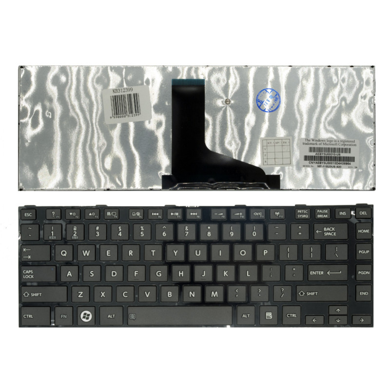 Keyboard TOSHIBA Satellite: L800, L805, L830, C800, C800D