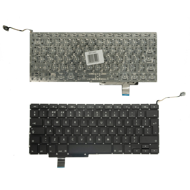 Keyboard APPLE: MacBook Pro 17' A1297, UK