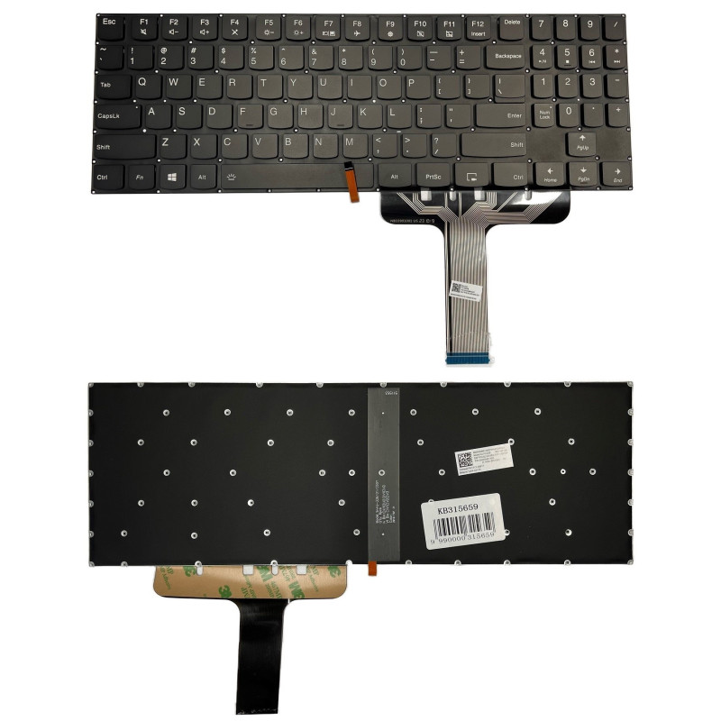 Klaviatūra LENOVO Legion Y530, su baltu apšvietimu, US