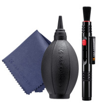 Lens Cleaning Kit - KF Concept 3-in-1 ('Pear', Microfiber Cloth, Cleaning Pen)