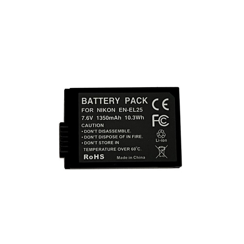 Pakaitinė baterija Nikon EN-EL25, 1350mAh