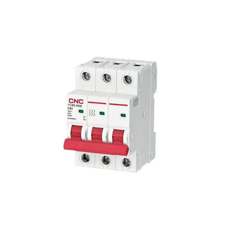 Automatinis jungiklis, 3P, 63A, C klasės, 6kA