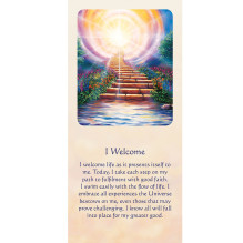 Blue Angel Inspirational kortos Messages of Life