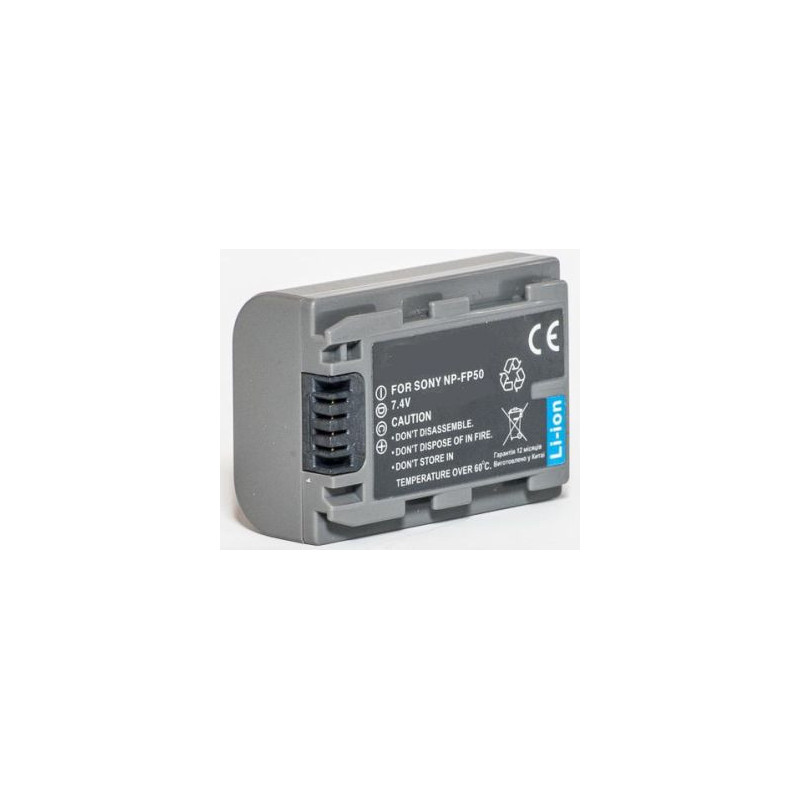 Pakaitinė baterija Sony NP-FP50, 680mAh