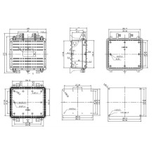 Installation box 160x174x75mm Installation box 160x174x75mm