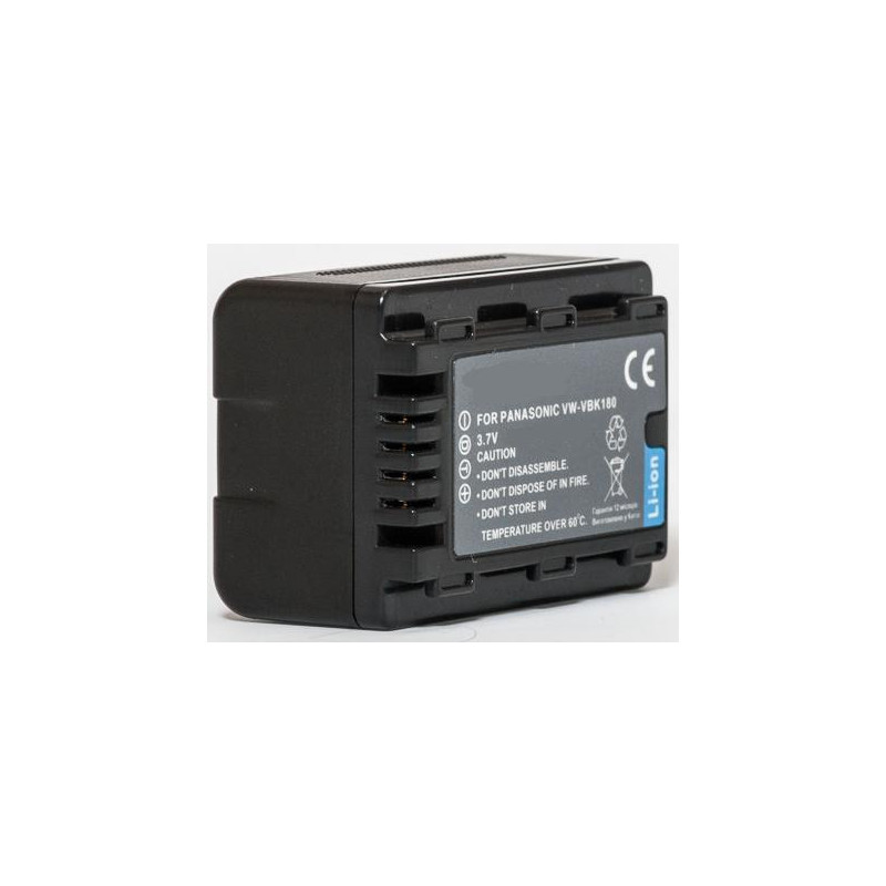 Replacement battery Panasonic VW-VBK180, 1790mAh
