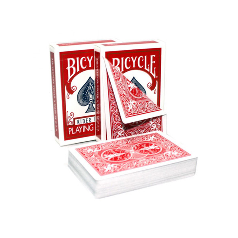 Bicycle Rider Double Back Žaidimų Kortos (Raudonos)