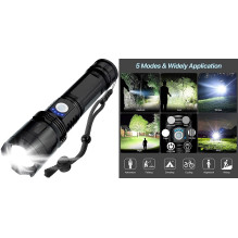 Rankinis Žibintuvėlis 3000lm, LED, IPX7 Rankinis Žibintuvėlis 3000lm, LED, IPX7