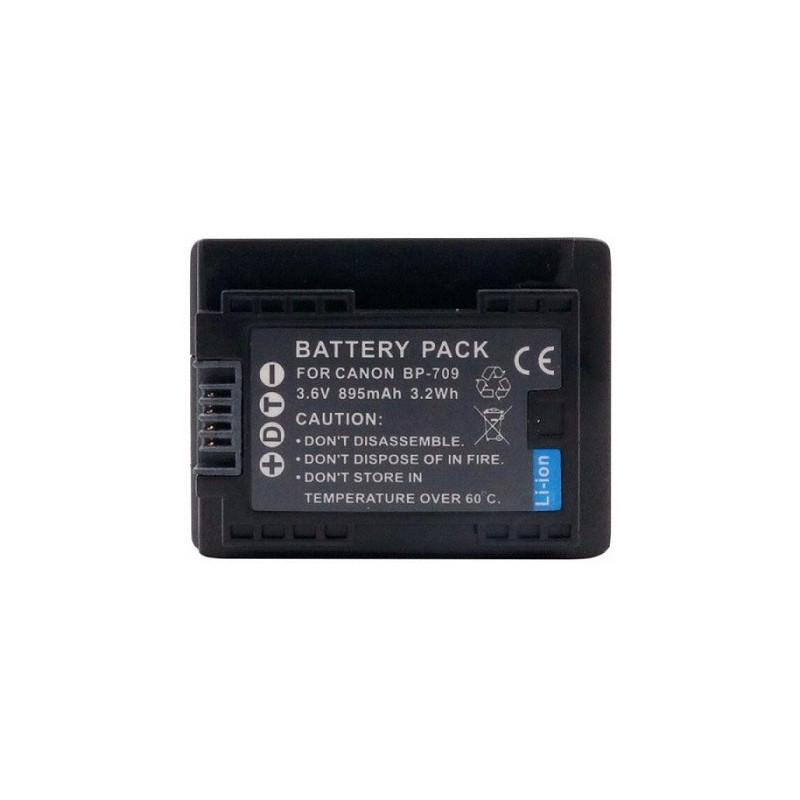 Pakaitinė baterija Canon BP-709, 895mAh