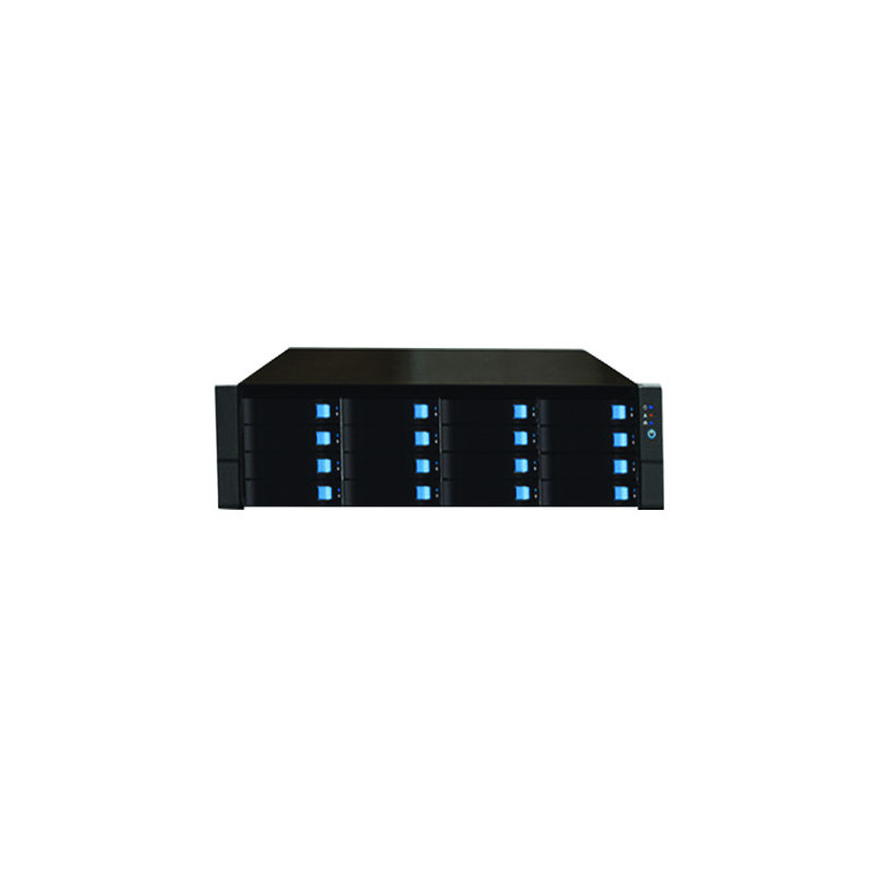 Data server 16xHDD 3.5', 3U, 19' rack, G3900, 8GB ram, 128gb M2