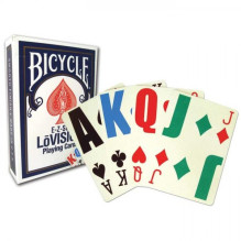 Bicycle E-Z-SEE LoVision Žaidimų Kortos (Mėlynos)