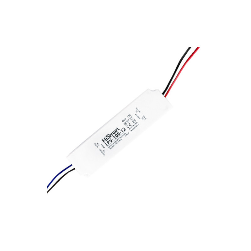 Power Supply 12v, 8.5a, 100w, Ip67