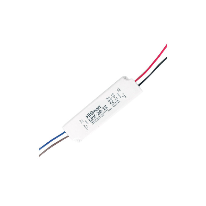 Power supply 12V, 1.67A, 20W, IP67